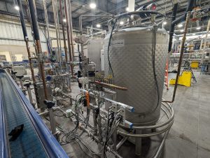 Inline Carbonation with Surge Tank